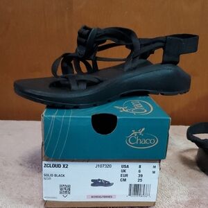 Chaco Women's ZCloud X2 Sandals - Solid Black